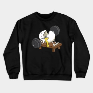 Smashed Egg Lifting Workout Crewneck Sweatshirt